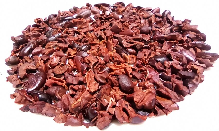 Geroosterde biologische cacao nibs, 100g